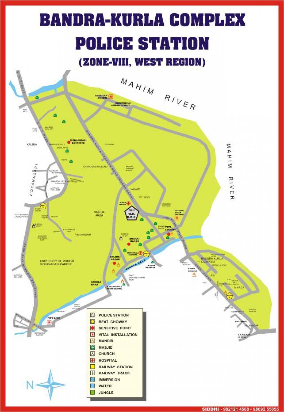 bkc המפה מומבאי