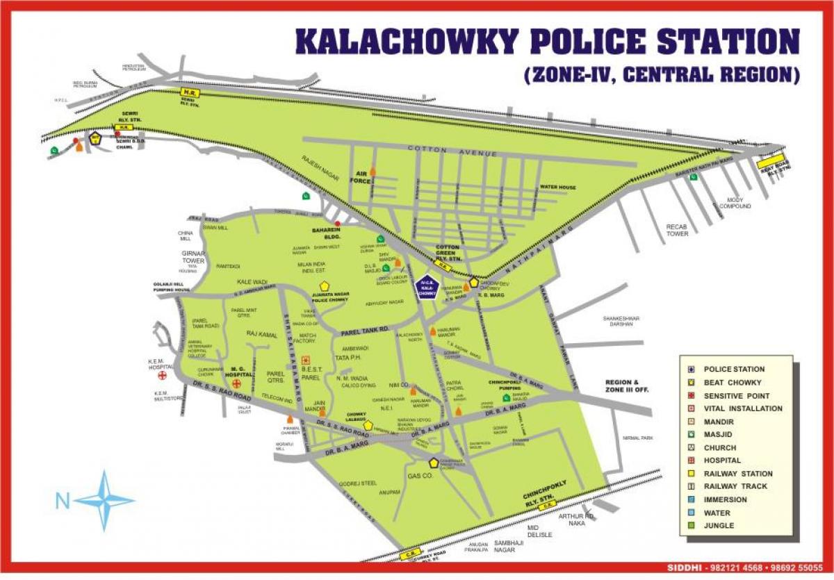 מפה של Kalachowki מומבאי