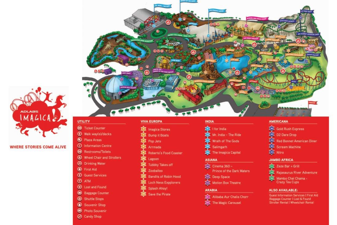 מפה של Imagica מומבאי מפה