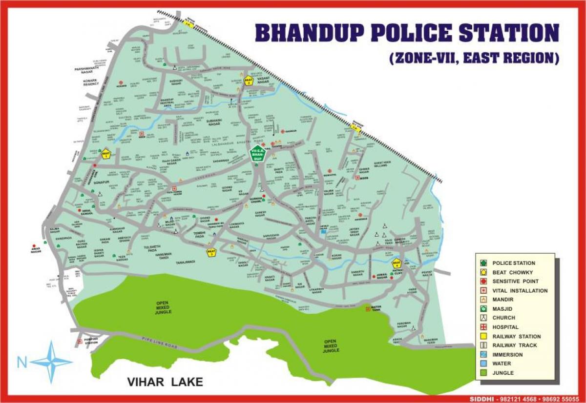 מומבאי Bhandup מפה