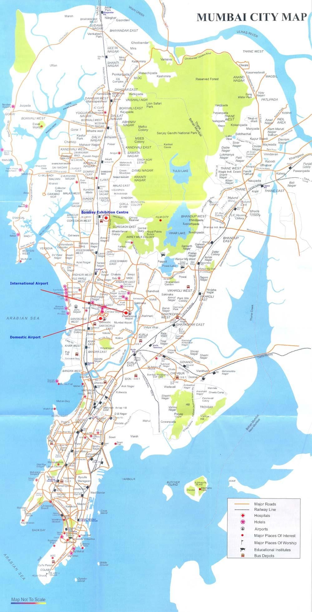 מומבאי Borivali מפה