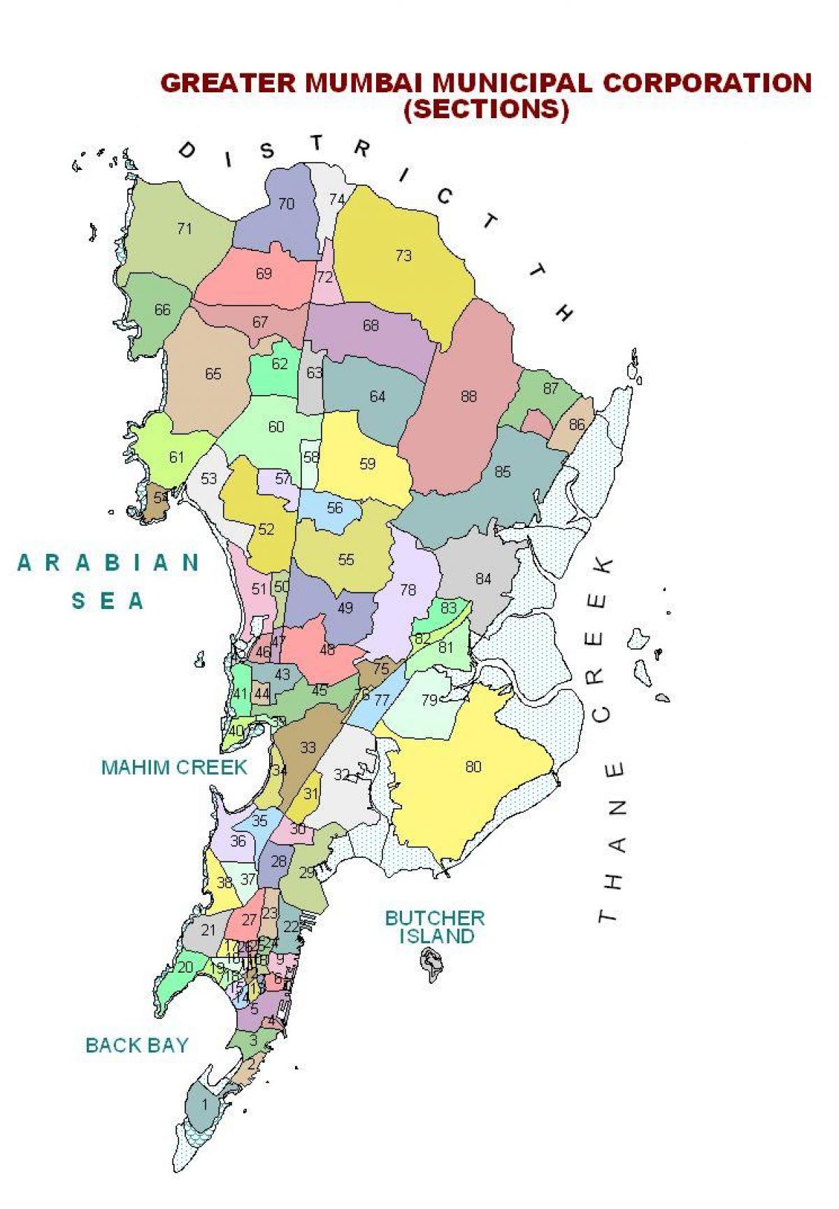 המפה הפוליטית של מומבאי